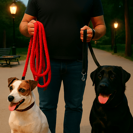 Laisse ou longe pour chien : quelle est la différence ? - Chien en balade