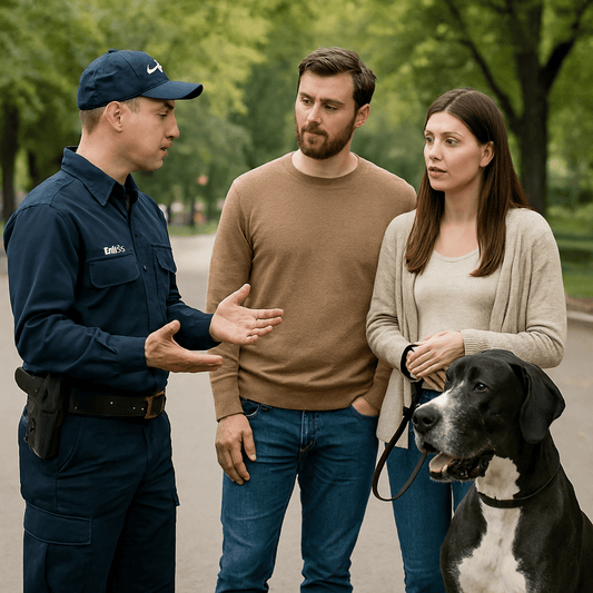 Promener son chien sans laisse amende - Chien en balade