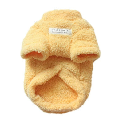 Pull pour chien Doudou™ jaune Chien en balade