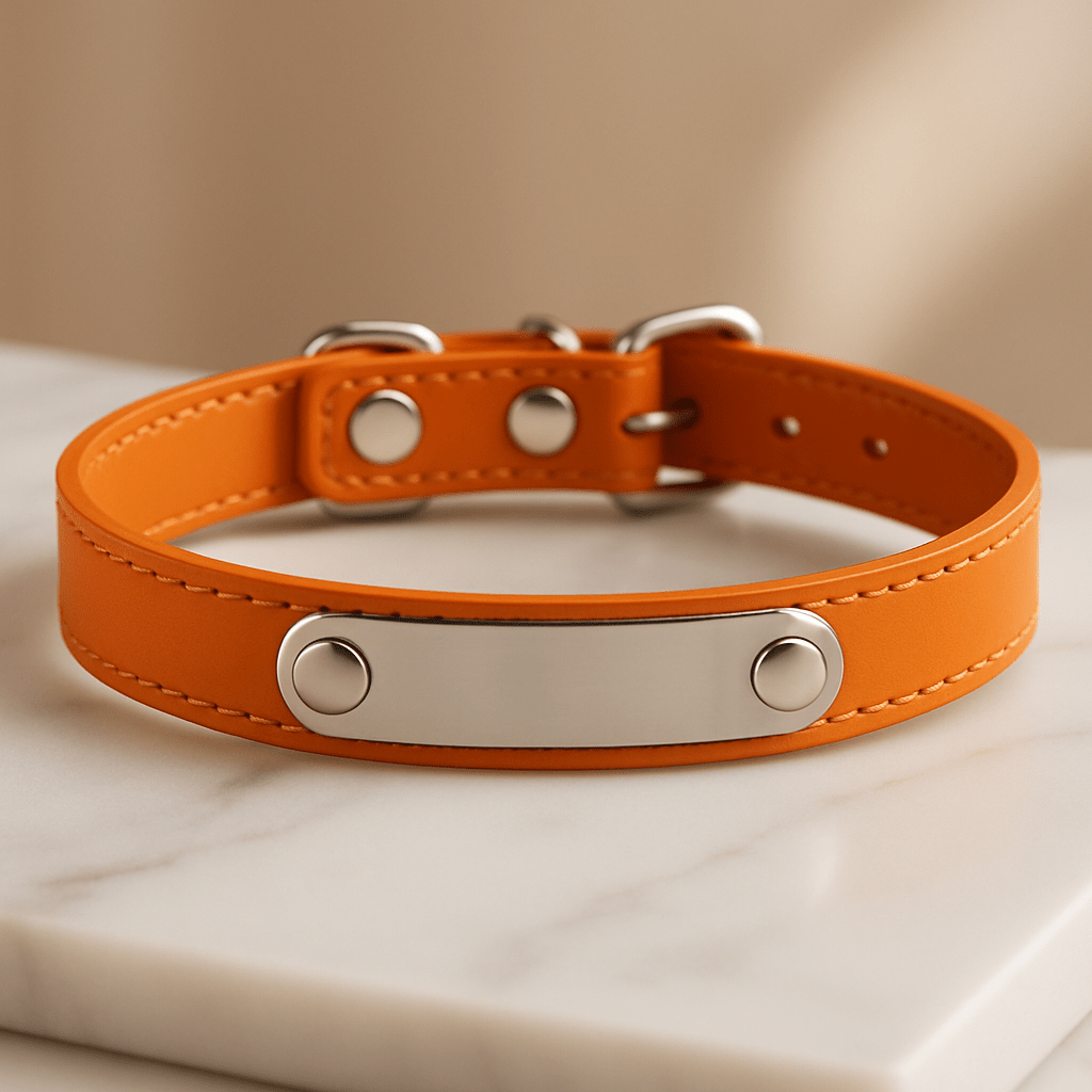 Collier cuir chien|Perso - Nel™ - Chien en balade