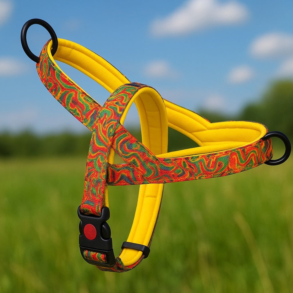 Harnais Chien - DogSafeHarness™ Confort et sécurité garantis - Chien en balade