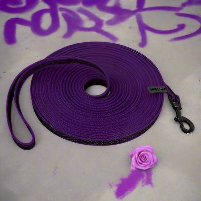 Longe pour chien violet| LONGO™ - Chien en balade