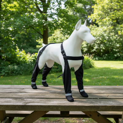 Bottes pour chien a brettelles imperméable