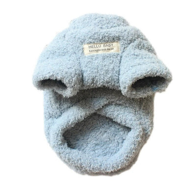 Pull pour chien  Doudou bleu  poudre Chien en balade