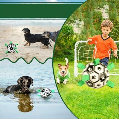 Ballon pour chien| PawtchBall™ Jouet interactif résistant - Chien en balade