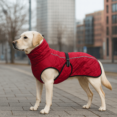 Chien manteau | Imperméable ImperReflx™ chaud et résistant - Chien en balade