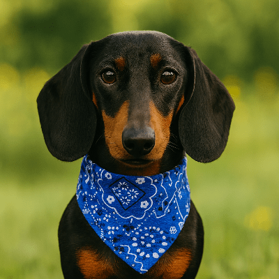 Collier chien | Bandanas Klassik™ Ajustable - Chien en balade