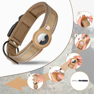 Collier - GPS - chien Tag Caractéristique - Chien en balade