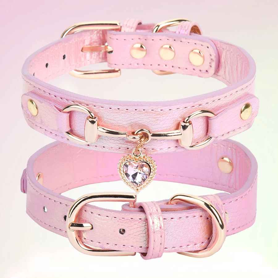Collier pour chien SweetHeart™ Élégant et résistant - Chien en balade