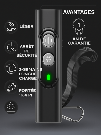 Dispositif anti aboiement | BarkOff™ - Chien en balade