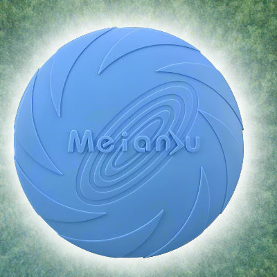 Frisbee chien FlyDog™-Bleu Chien en balade