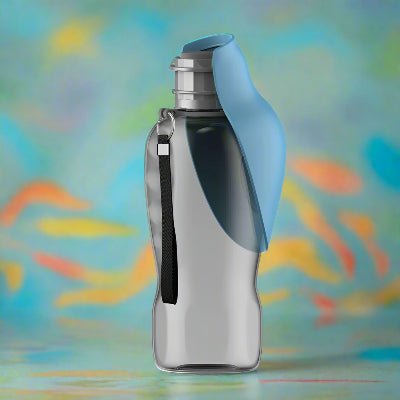 Gourde pour chien - DogWaterBottle™ Bleu - Chien en balade