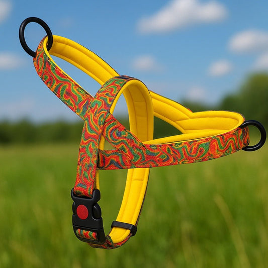 Harnais Chien - DogSafeHarness™ Confort et sécurité garantis - Chien en balade