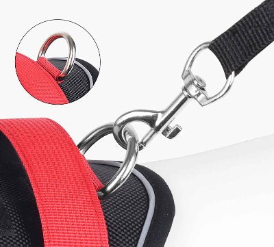 Harnais chien| mousqueton et anneau solide - Chien en balade