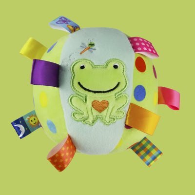 jouet pour chien  indestructible | interactive Inter-Balle Grenouille - Chien en balade