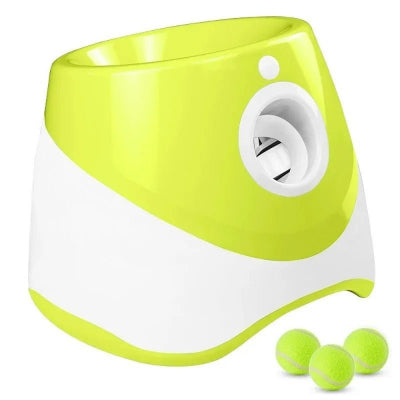 Lanceur de balle pour chien jaune citron | Chien en balade