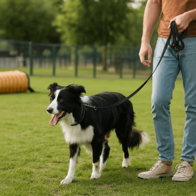 Longe chien | Nyloo™ Éducation sans stress - Chien en balade