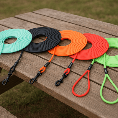 Longe pour chien RappelTech™ - Chien en balade