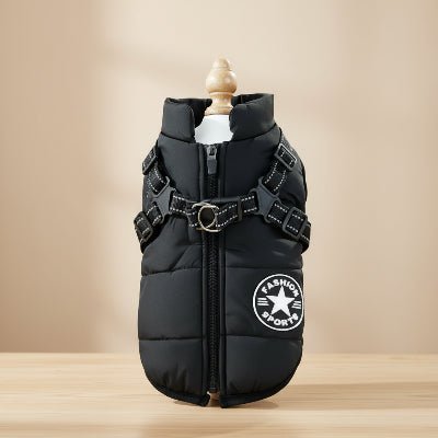 Manteau Chien | Harnais intégré Confortable - Chien en balade