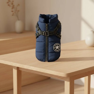 Manteau Chien | Harnais intégré Confortable - Chien en balade