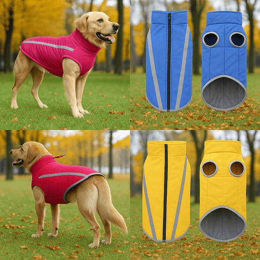 Manteaux pour chien | Grand - V™ Efficace contre la pluie le vent et la neige - Chien en balade