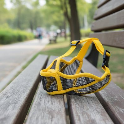 Muselière | Bouledogue Français | EasyBreath™ - Chien en balade