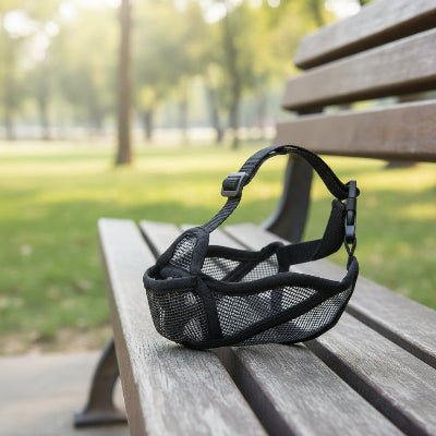 Muselière | Bouledogue Français | EasyBreath™ - Chien en balade