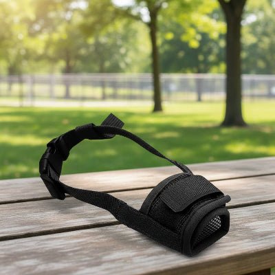 Muselière | MuzLight Respirante Ajustable - Chien en balade