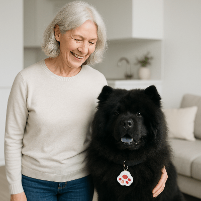 Traceur GPS chien | GipiTag™ - Localisez votre chien en temps réel - Chien en balade